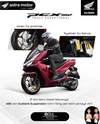 Padukan Keamanan dan Kenyamanan, Honda PCX160 Jadi Primadona di Astra Motor Imam Bonjol